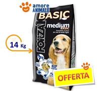 Force 10 Basic Medium - Kg.14 - Croquettes Au Poisson pour Chiens De Couper