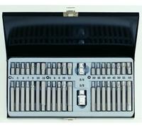 FORCE 4421 Kit, caisse / encastrement-tournevis (bits)