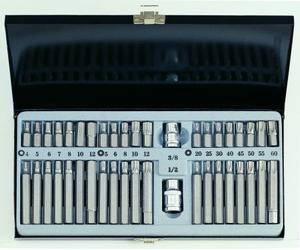 FORCE 4421 Kit, caisse / encastrement-tournevis (bits)
