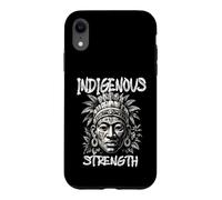 Force autochtone ancêtres Cultures Anciennes Racines fières Coque pour iPhone XR