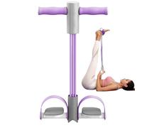 Force Band Pedal Exerciser - Échec d'entraînement corporel à 6 tubes | Équipement d'entraînement sit-up multifonctionnel, équipement de corde, outil de fitness, costrut