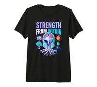 Force, Bien-être Mental qu'il Aime T-Shirt Haut de Gamme