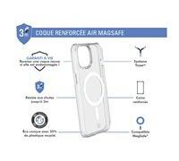 Force Case - Coque renforcée iPhone 15 AIR - Compatible MagSafe - Transparente - Garantie à vie