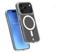 Force Case Air - Coque de protection pour téléphone portable - renforcé - compatibilité avec MagSafe - plastique, alliage polymère, silicone liquide - transparent - pour Apple iPhone 17 Pro