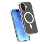 Coque renforcée MagSafe iPhone 17 AIR XTREM 4m Norme Militaire MIL-STD 810G Transparente avec Paillettes + Garantie à vie Force Case