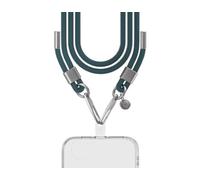 Force Case Bandoulière téléphone Universelle Cordon Verte détails argentés - Garantie à Vie