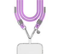 Force Case, chaîne de téléphone portable universelle avec double crochet Phone Strap Cord, Violet