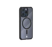 Force Case - Coque de protection pour téléphone portable - garantie à vie - compatibilité avec MagSafe - silicone liquide, verre - noir givré - pour