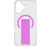 Force Case, coque iPhone 16 MagSafe AIR Grip 3m Avec dragonne, Transparent