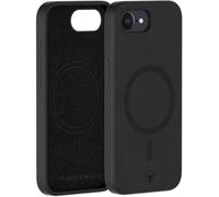 Force Case Coque pour Apple iPhone 16e – Silicone liquide, MagSafe, 2 m, Garantie à vie – Noir