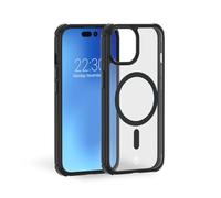 Coque et étui téléphone mobile BIGBEN connected Force Case Air Frost - Coque de protection pour téléphone portable - renforcé - compatibilité avec MagSafe - plastique - noir givré - pour Apple