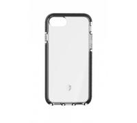 Coque renforcée iPhone SE 2022 / SE / 8 / 7 / 6S / 6 LIFE 3m Transparente Contour Gris + Garantie à vie Force Case
