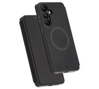 Force Case - Étui à rabat pour téléphone portable - renforcé - polyuréthanne thermoplastique (TPU), polycarbonate (PC), silicone liquide - noir - pour Samsung Galaxy S26+