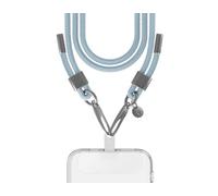 FORCE CASE FC Bandoulière Cordon Bleu Ciel détails Silver