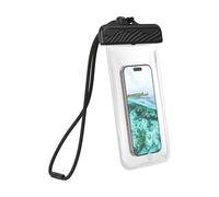 Force Case Pochette Étanche IPX8 Renforcée pour Smartphone avec Cordon au Tour de Cou Transparent