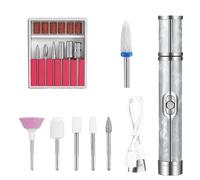 Force de fichier de ongles, fichier de ongles électrique | Ensemble de forage sans fil pour les ongles | Débris de vernis en gel, outil de pédicure à faible bruit, outils de ongles à main pour les