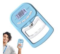 Force de préhension du dynamomètre, testeur de force de préhension, Appareil de mesure rechargeable pour poignée, Jauge d'entraînement à mémoire intelligente humanisée, poignée confortable, pour le sp