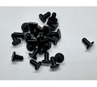 Force de protection Insert conique à bride Bouchon et bouchon pour trou de 4,2 à 5 mm 11/64 "-3/16" ID de l'ouverture de la bouteille du tube (paquet de 25) Caoutchouc réutilisable scellé