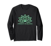 Force en équilibre Yoga Harmony Mindfulness Practice Manche Longue