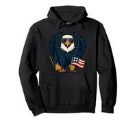 Force et Courage de Liberty Guardian Eagle Sweat à Capuche
