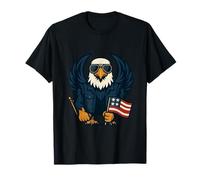 Force et Courage de Liberty Guardian Eagle T-Shirt