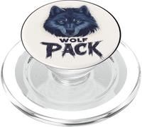 Force et fidélité avec le design Wolf Pack PopSockets PopGrip pour MagSafe