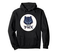 Force et fidélité avec le design Wolf Pack Sweat à Capuche