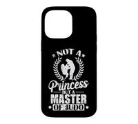 Force et stratégie Pas Une Princesse mais Un maître du Judo Coque pour iPhone 14 Pro Max