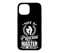 Force et stratégie Pas Une Princesse mais Un maître du Judo Coque pour iPhone 15