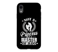 Force et stratégie Pas Une Princesse mais Un maître du Judo Coque pour iPhone XR
