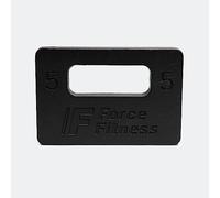 FORCE FITNESS Disques de poids en fonte pour sac à dos, randonnée, cardio, équipement de gym à domicile, plaques d'entraînement de fitness pour le rucking, disques de poids d'entraînement de force 5