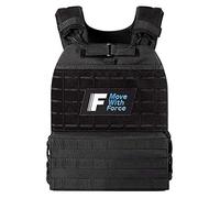 Force Fitness Gilet lesté noir 20 kg