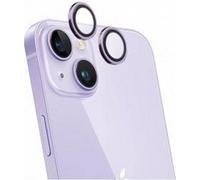 Force Glass, film en verre pour Apple iPhone 14/14 Plus caméra arrière, violet