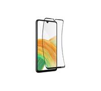 Force Glass Original - Protection d'écran pour téléphone portable - garantie à vie - 2.5D - verre - adhésif - couleur de cadre noir - pour Samsung