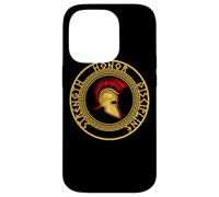 Force Honneur Discipline Combattant Soldat Épée Spartiate Coque pour iPhone 14 Pro
