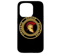 Force Honneur Discipline Combattant Soldat Épée Spartiate Coque pour iPhone 15 Pro