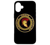Force Honneur Discipline Combattant Soldat Épée Spartiate Coque pour iPhone 16 Plus