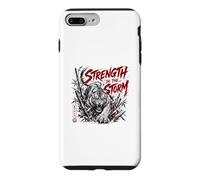 Force in The Storm Tiger Warrior Spirit Coque pour iPhone 7 Plus/8 Plus