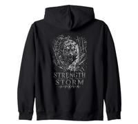 Force in The Storm Tiger Warrior Spirit Power Sweat à Capuche