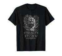 Force in The Storm Tiger Warrior Spirit Power T-Shirt