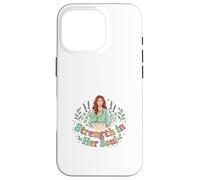 Force intérieure, Illustration Florale d'une Femme, énergie Calme Coque pour iPhone 16 Pro
