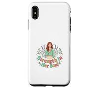 Force intérieure, Illustration Florale d'une Femme, énergie Calme Coque pour iPhone XS Max
