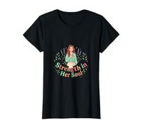 Force intérieure, Illustration Florale d'une Femme, énergie Calme T-Shirt