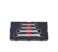 FORCE K50411 Kit de clés polygonales doubles à cliquets