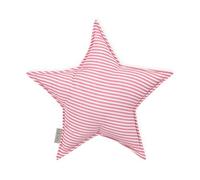Force Kids Décoration étoile Coussin Rayures Rose