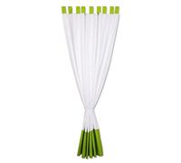 Force Kids Rideaux Uni Blanc et pois blanc sur vert