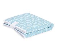 Force Kids Tapis à langer de voyage flèches blanches sur bleu imperméable