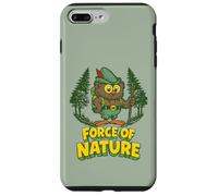 Force of Nature! Woodsy Owl Vintage Give a Hoot 70's Classic Coque pour iPhone 7 Plus/8 Plus