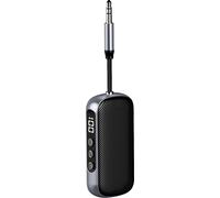 Force Play - Adaptateur d'interface audio sans fil Bluetooth pour récepteur audio sans fil, transmetteur audio sans fil - émetteur et récepteur 2-en-1 - noir
