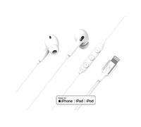 Bigben Connected - Écouteurs Avec Micro - Intra-Auriculaire - Filaire - Lightning - Blanc - Certifié Mfi